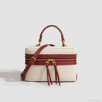 Fashion Box Canvas Shoulder Crossbody Bag