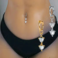 Fashion Butterfly Gothic Fake Belly Ring