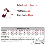 Fashion Design Metal Ankle Cover Strap Women Sexy 16CM Sandals Platform High Heels Party Club Stripper Pole Dance Shoes