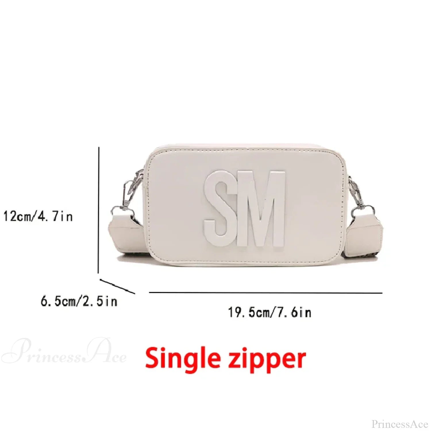 Fashion Leopard Print Letters Crossbody Bag