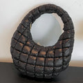 Fashion Quilted Puffer Cloud Pleated Shoulder Handbag