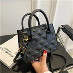 Fashion Retro PU Small Square Crossbody Handbag