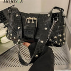 Fashion Y2K Pleated Underarm Shoulder Bag