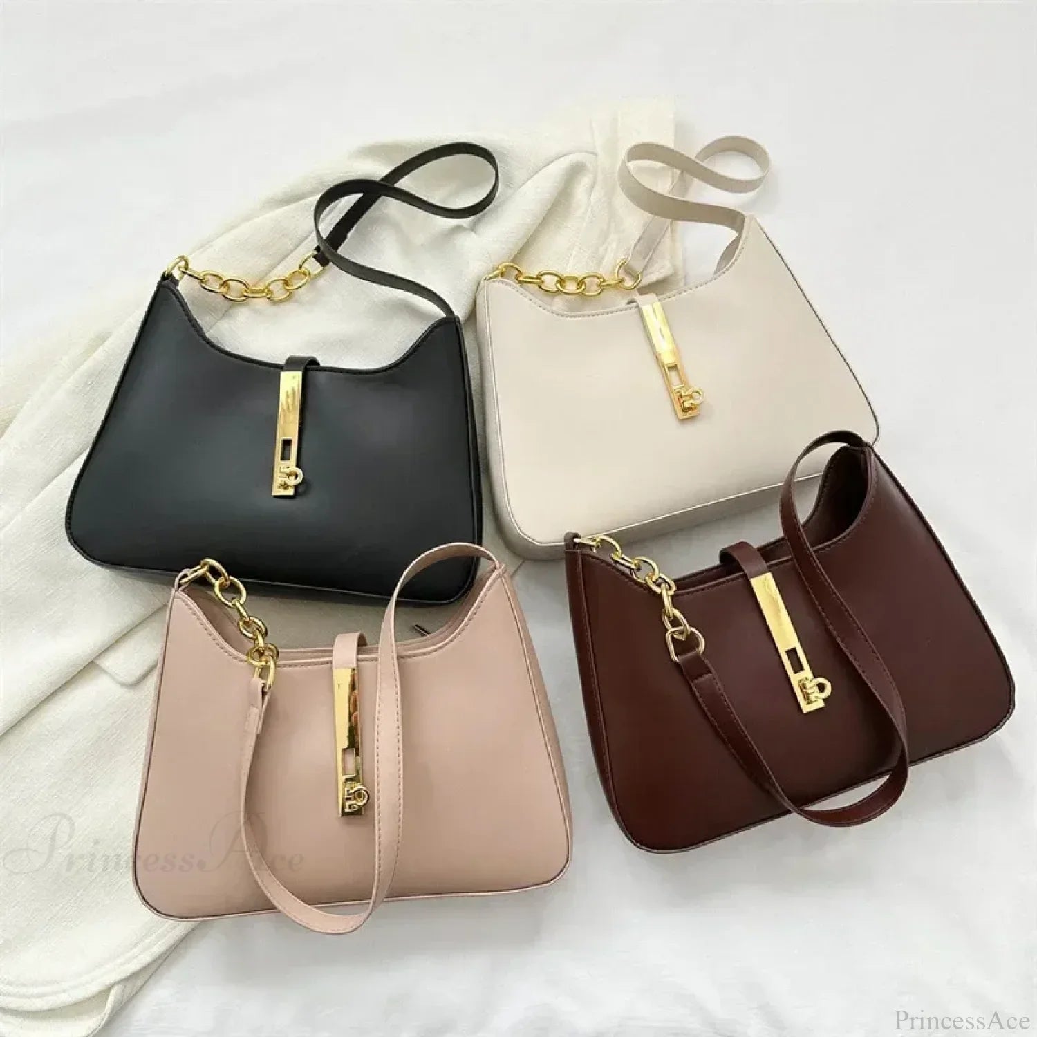 Faux Suede Vintage Commuter Shoulder Bag