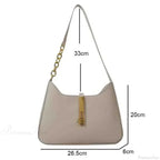 Faux Suede Vintage Commuter Shoulder Bag