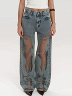 American-Style Retro Vixen Boyfriend Jeans