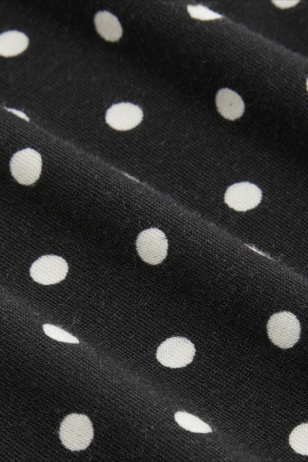 Polka Dot Low Back Slim Fit Short Sleeve Tank Top