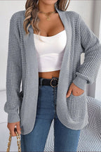 Loose Knit Pocket Cardigan