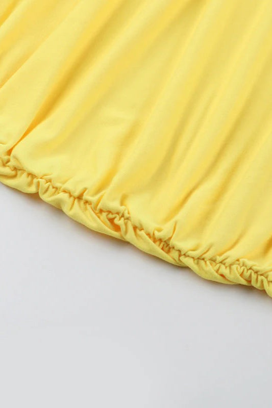 Halter Neck Keyhole Ruched High Split Pleated Maxi Dress