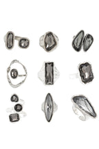 Geometric Square Metal-style Ring