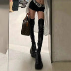 Females Punk 10 CM Platform Chunky Gothic Boot