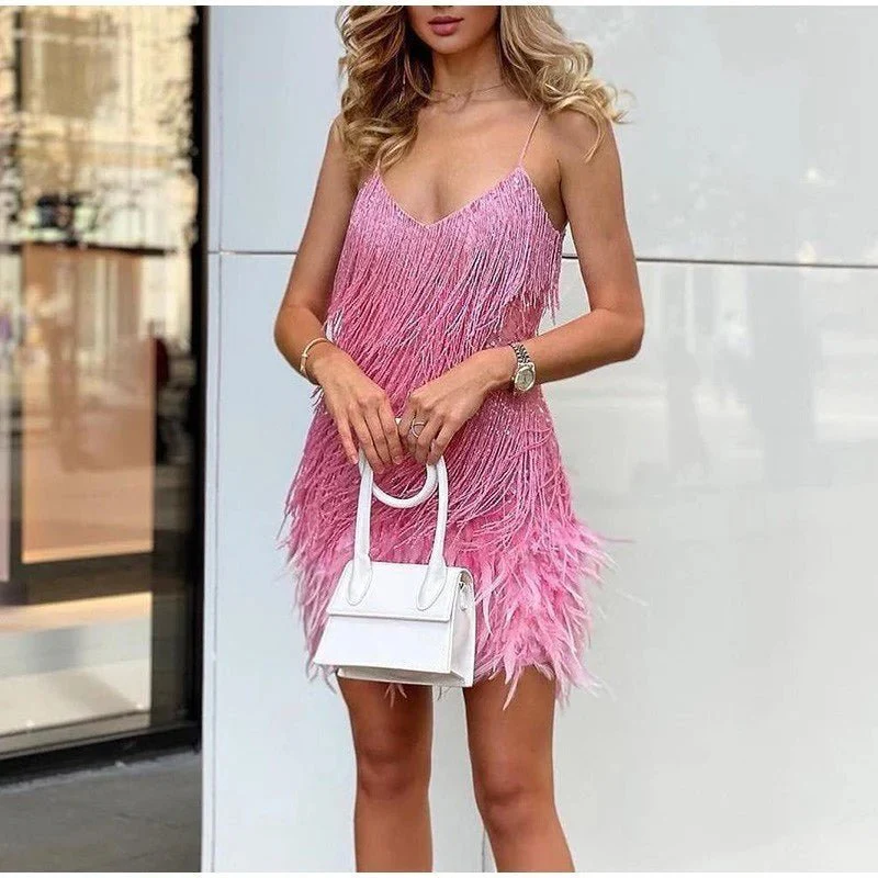 Alix Chic Festive Party Dress Mini Statement Occasion Edit