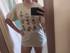 Mushroom Print Short Sleeve T-shirt