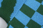 Mushroom Print Patchwork Sweater