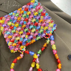Jelly Heart Bead Handbag