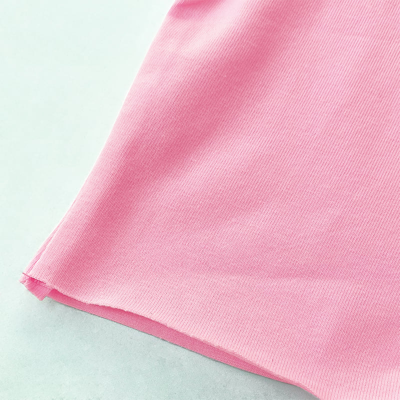 Cute It’s Not Me Pink Letter Crop Top Short Sleeve Shirt Tee T-shirt E-Girl Kawaii Korean Japanese Harajuku Chinese Retro Streetwear Aesthetic