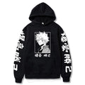 Japanese Anime Superhero Cartoon Print Hoodie