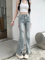 Sweet French High Waist Flare Pants