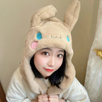 Japanese Anime Plush Dog Ears Up Hat