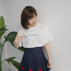 Cute Cresent Moon Sky Print Embroidery Shirt T-shirt Tee Top Kawaii Korean Japanese Harajuku Chinese Retro Streetwear Aesthetic Fashion