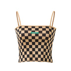 Red & Pink Checkered Tank Top