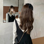 Bow Peterpan Collar Knit Sweater