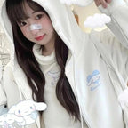 Japanese Anime Cartoon Embroidery Sweatshirt