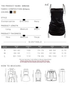 Cute Sexy Black Spaghetti Strap Backless Bodycon Dress Party Kawaii Korean Japanese Harajuku Chinese Retro Streetwear Aesthetic Fashion