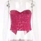 Pink Cropped Tube Top