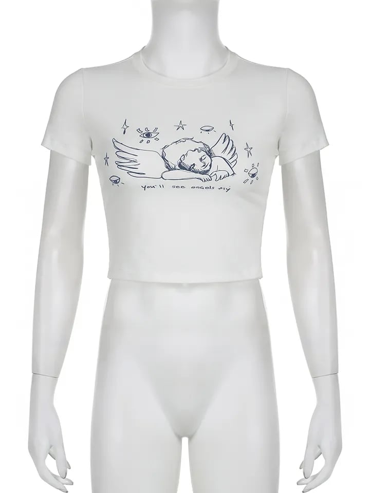 Angel Cupid Crop Top