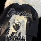 Japanese Manga Girl Shorts Sleeve T-shirt
