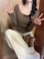Lace Bow Sweater
