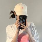 Casual Letter Embroidery Unisex Hat