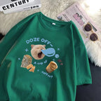 Cat Coffee Bakery Short Sleeve T-shirt
