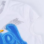 Sexy Angel Letter Graphic Print Casual Summer Short Sleeve Shirt T-shirt Tee Top E-Girl Kawaii Korean Japanese Harajuku Retro Streetwear Fashion