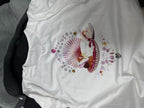 Fairy Shell Print Lace Trim Baby Tee