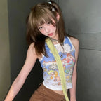 Harajuku Anime Print Tank Top