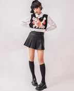 Cat Knit Sweater Vest
