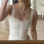 Pearl Bow Tank Top
