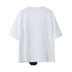 Cute Panda Bear Fleece Hungry Casual Summer Oversized Short Sleeve Tee Shirt T-shirt Top E-Girl Kawaii Korean Japanese Harajuku Streetwear