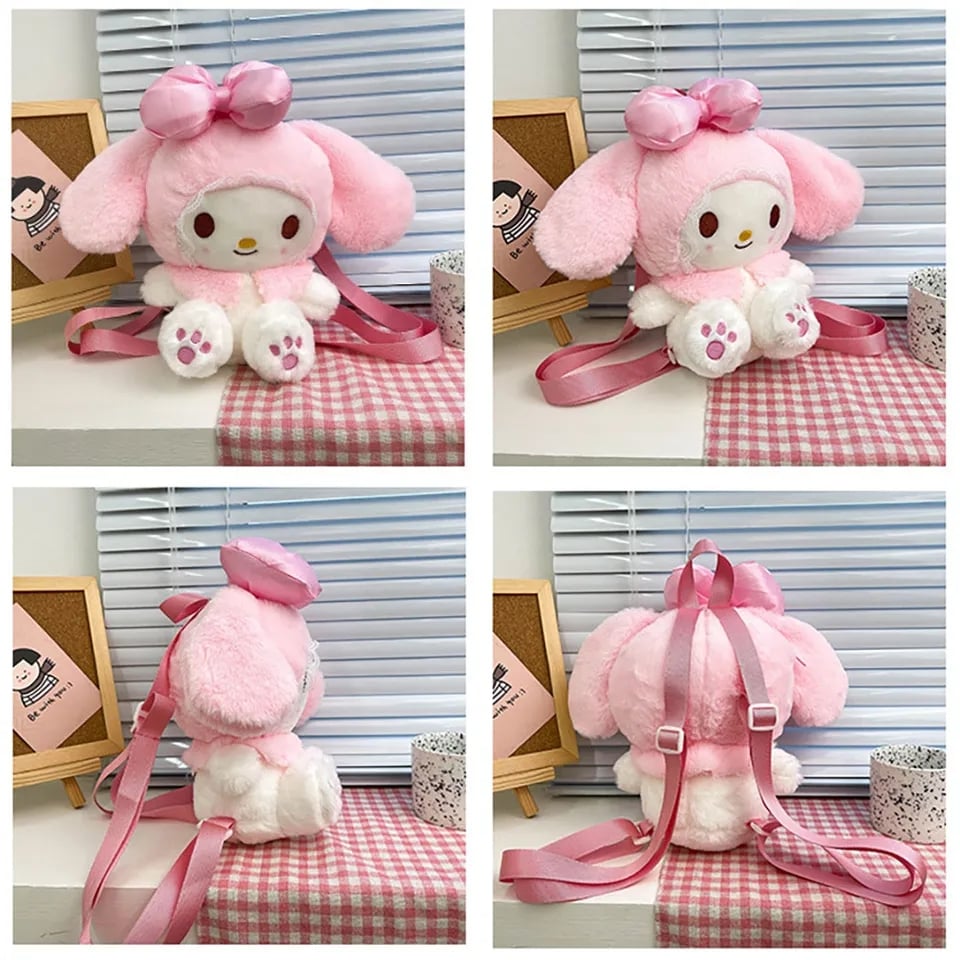 Japanese Anime Cartoon Plush Backpack
