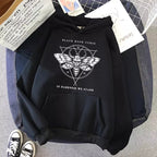 Vintage Devil Triangle Horn Loose Sweater Sweatshirt Long Sleeve Pullover Jumper Winter Goth Punk E-Girl Kawaii Korean Japanese Harajuku Streetwear