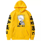 Japanese Anime Superhero Cartoon Print Hoodie