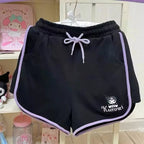 Anime High Waist Shorts Aesthetic Casual E-Girl Kawaii Korean Japanese Harajuku