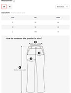 Blue Patchwork Corduroy High Waist Trousers