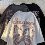 Butterfly Print Short Sleeve T-shirt