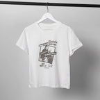 Cute 90s Vintage Guitar Retro White Short Sleeve T- Shirt Top Aesthetic Casual Summer E-Girl Kawaii Korean Japanese Harajuku