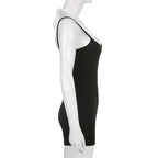 2PCS Black Romper