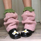 Strawberry Crochet Leg Warmers