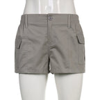 Low Waist Cargo Shorts